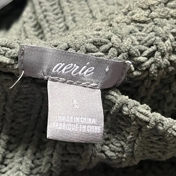 Aerie olive Cozy Women's Sweater - Picture 4 of 5